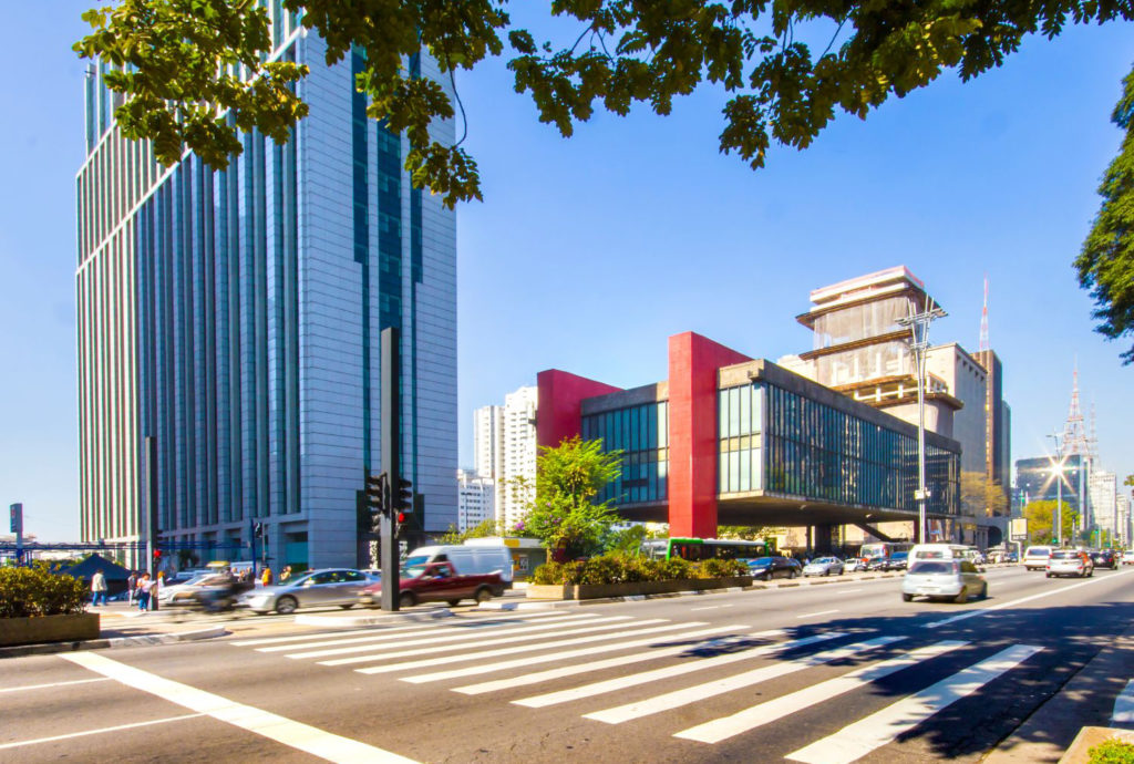 parte da avenida paulista.