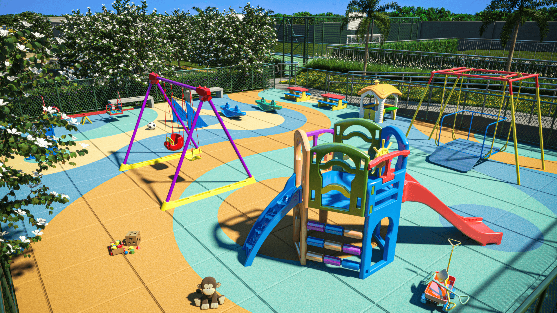 Playground em condomínio: diversão, aprendizado e desenvolvimento Riva Incorporadora