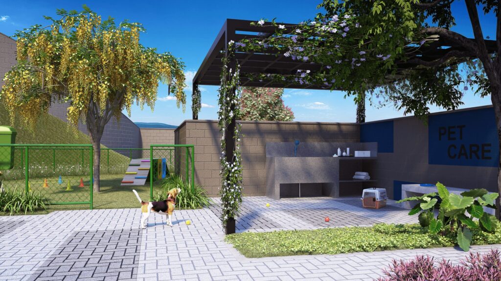 Cantinho pet: mais bem-estar e afeto no seu lar Pet care do Zenith Condomínio Clube, empreendimento da Riva em Manaus/AM