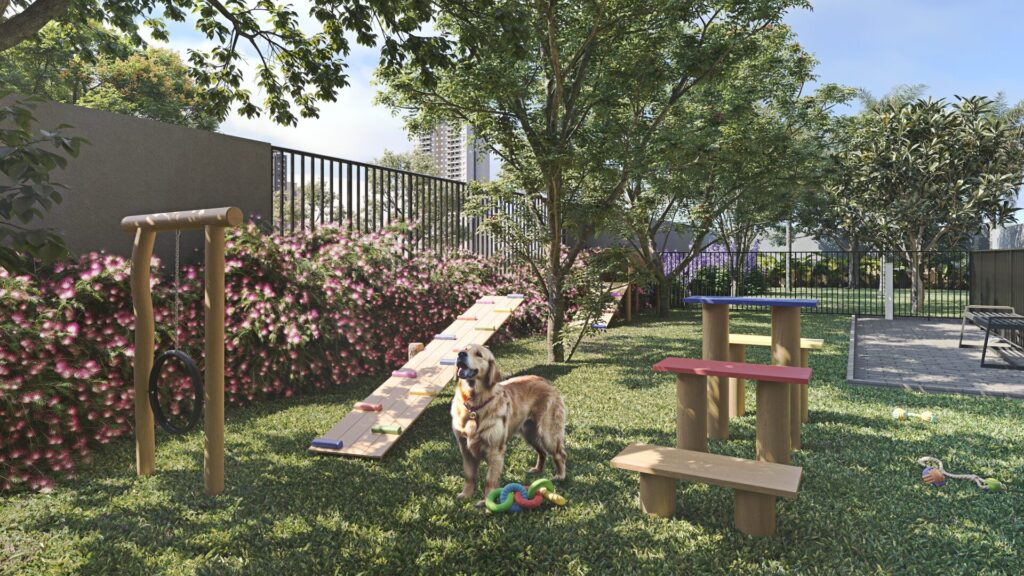 Cantinho pet: mais bem-estar e afeto no seu lar Pet place do Concept Barra Funda, empreendimento da Riva em São Paulo/SP