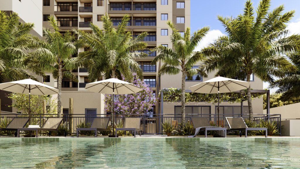Alvará de construção: o que é e por que ele é tão importante? alvará de construção Piscina do Lúmina Fátima, empreendimento da Riva em Fortaleza.