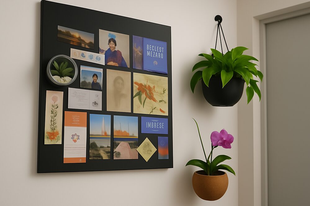 Painel de fotos: inspire-se para decorar seu apartamento com memórias Painel de fotos magnético