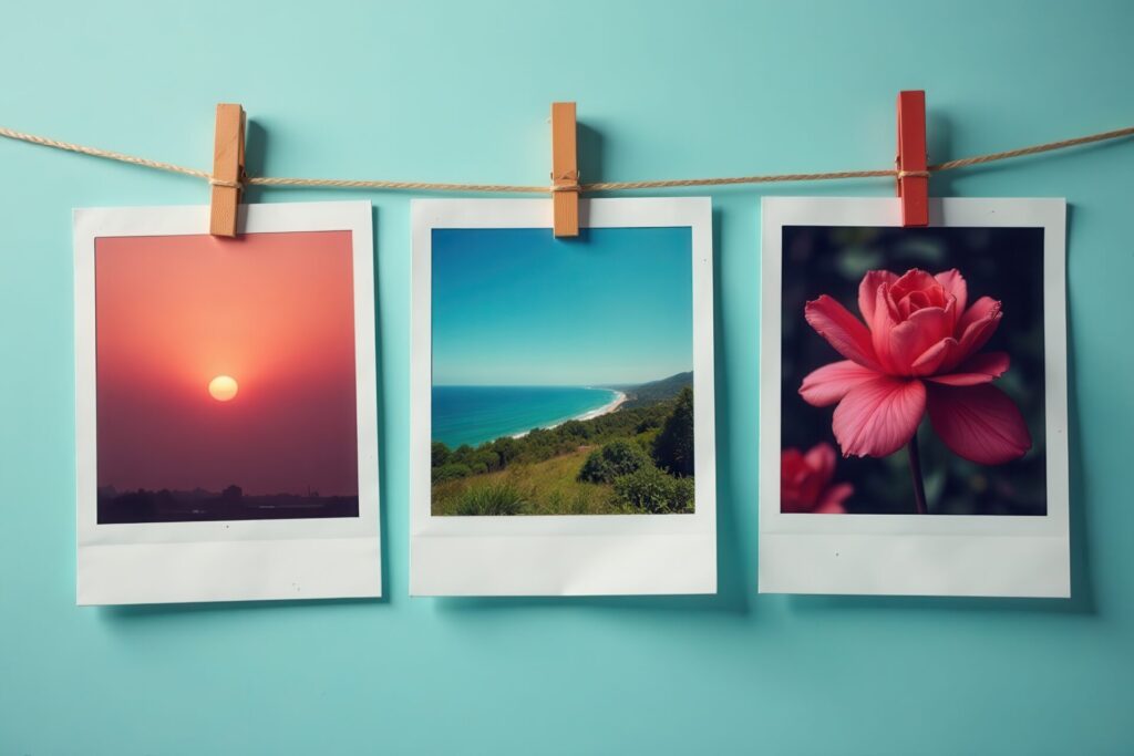 Painel de fotos: inspire-se para decorar seu apartamento com memórias Painel de fotos com varal