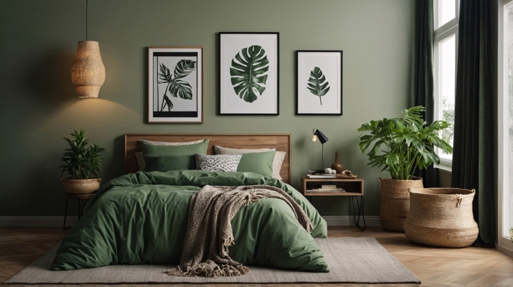 Cores do ano: Verde no quarto