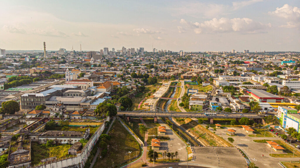 Bairro Flores Manaus - Imagem aérea de Manaus